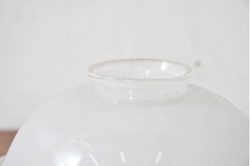 《引っ掛けシーリング式ペンダントライト加工費込み》　和製アンティーク　戦前　当時物　マーブルエッジがアクセントのペンダントライト　(R-083998)