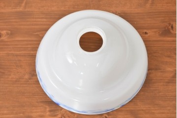 《引っ掛けシーリング式ペンダントライト加工費込み》　和製アンティーク　戦前　当時物　マーブルエッジがアクセントのペンダントライト　(R-083998)