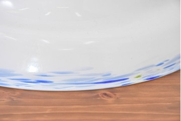 《引っ掛けシーリング式ペンダントライト加工費込み》　和製アンティーク　戦前　当時物　マーブルエッジがアクセントのペンダントライト　(R-083998)