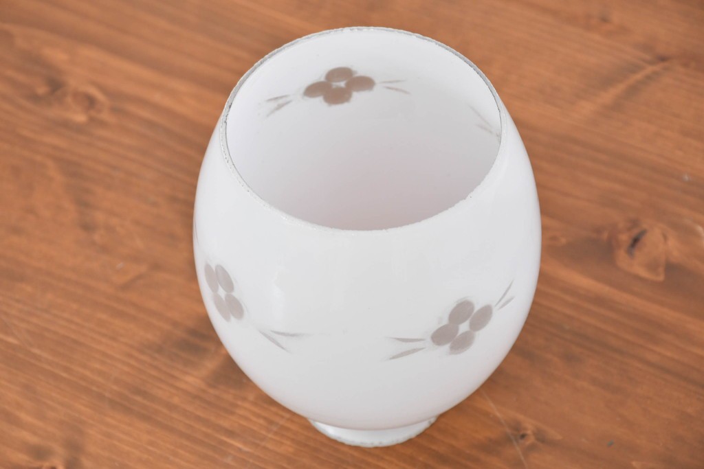 《引っ掛けシーリング式ペンダントライト加工費込み》　和製アンティーク　切子の意匠が目を惹くペンダントライト　(R-084006)