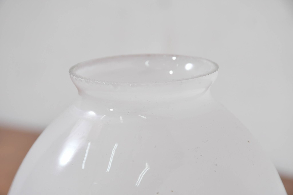 《引っ掛けシーリング式ペンダントライト加工費込み》　和製アンティーク　切子の意匠が目を惹くペンダントライト　(R-084006)