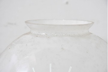 《引っ掛けシーリング式ペンダントライト加工費込み》　和製ヴィンテージ　球体型　丸いフォルムが可愛らしいペンダントライト　(R-084010)