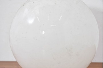 《引っ掛けシーリング式ペンダントライト加工費込み》　和製ヴィンテージ　球体型　丸いフォルムが可愛らしいペンダントライト　(R-084010)