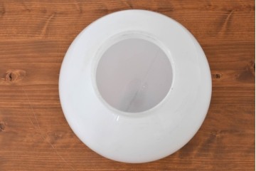 《天井・壁付け照明加工費込み》　和製アンティーク　球体型　丸くやわらかな球体フォルムが魅力の天井照明　(R-084011)