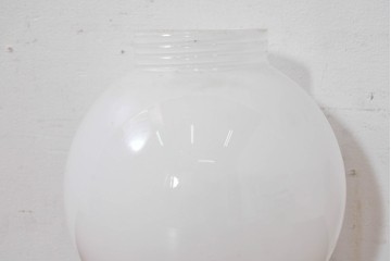 《天井・壁付け照明加工費込み》　和製アンティーク　球体型　丸くやわらかな球体フォルムが魅力の天井照明　(R-084011)