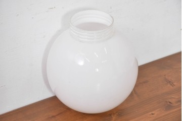 《天井・壁付け照明加工費込み》　和製アンティーク　球体型　丸くやわらかな球体フォルムが魅力の天井照明　(R-084012)