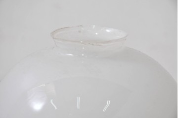 《引っ掛けシーリング式ペンダントライト加工費込み》　和製アンティーク　昭和レトロ　やわらかな段付きフォルムが特徴的なペンダントライト　(R-084013)