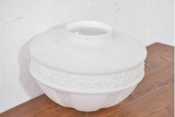 《引っ掛けシーリング式ペンダントライト加工費込み》　和製アンティーク　エンボス加工が施された光と影を美しく演出するクラシカルなペンダントライト　(R-084018)