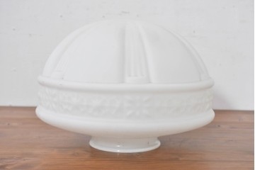 《引っ掛けシーリング式ペンダントライト加工費込み》　和製アンティーク　エンボス加工が施された光と影を美しく演出するクラシカルなペンダントライト　(R-084018)