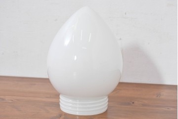 《天井・壁付け照明加工費込み》　和製アンティーク　つるんとしたしずく型のレトロなシーリングライト・ウォールライト　(R-084020)