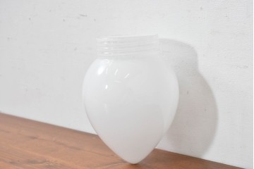 《天井・壁付け照明加工費込み》　和製アンティーク　つるんとしたしずく型のレトロなシーリングライト・ウォールライト　(R-084020)