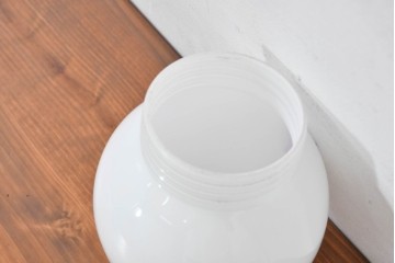 《天井・壁付け照明加工費込み》　和製アンティーク　つるんとしたしずく型のレトロなシーリングライト・ウォールライト　(R-084020)