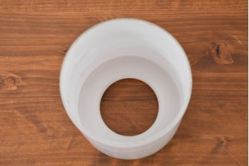 《引っ掛けシーリング式ペンダントライト加工費込み》　和製アンティーク　円筒型のシンプルなペンダントライト　(R-084028)