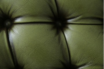 中古　超美品!!　スペイン製　バロッサバレンティ(VARO,S.A. VALENTI)　本革(レザー)　クラシカルな空間演出に活躍するオットマン2脚セット　セット定価約32万4千円相当　(R-084031)