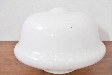 《引っ掛けシーリング式ペンダントライト加工費込み》　和製アンティーク　昭和レトロなデザインが魅力的なガラスシェードのペンダントライト　(R-084032)