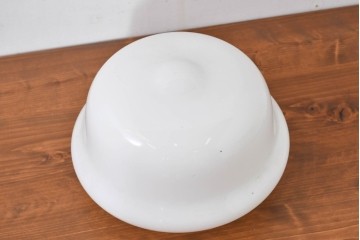 《引っ掛けシーリング式ペンダントライト加工費込み》　和製アンティーク　昭和レトロなデザインが魅力的なガラスシェードのペンダントライト　(R-084032)