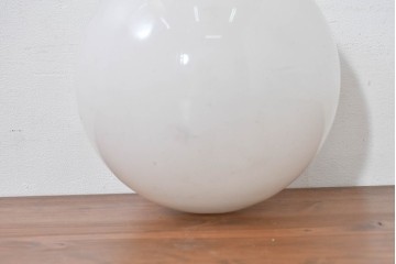 《引っ掛けシーリング式ペンダントライト加工費込み》　和製アンティーク　球形フォルムが印象的なレトロペンダントライト　(R-084033)