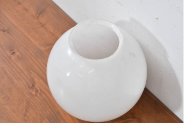 《引っ掛けシーリング式ペンダントライト加工費込み》　和製アンティーク　球形フォルムが印象的なレトロペンダントライト　(R-084033)