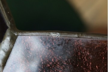 和製ヴィンテージ　可愛らしいフォルムと色使いが印象的なステンドグラスのペンダントライト　(R-084042)