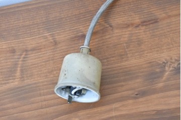 和製ヴィンテージ　アラビアンな雰囲気を醸し出すゴールド色の装飾付きペンダントライト　(R-084043)