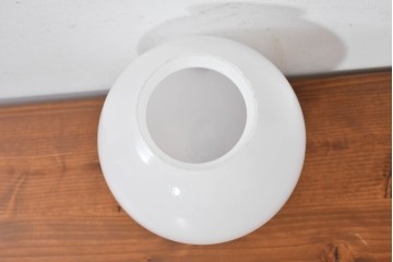 《引っ掛けシーリング式ペンダントライト加工費込み》　和製アンティーク　球体型　レトロな丸いフォルムが可愛らしいペンダントライト　(R-084045)