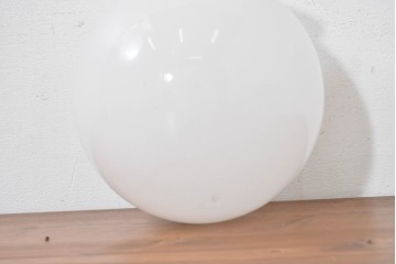 《引っ掛けシーリング式ペンダントライト加工費込み》　和製アンティーク　球体型　レトロな丸いフォルムが可愛らしいペンダントライト　(R-084045)