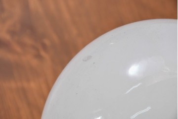 《引っ掛けシーリング式ペンダントライト加工費込み》　和製アンティーク　球体型　レトロな丸いフォルムが可愛らしいペンダントライト　(R-084045)