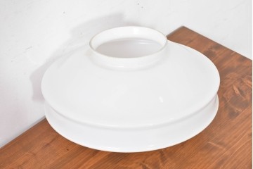 《シーリングライト加工費込み》　和製アンティーク　段付きフォルムが印象的な珍しいデザインのシーリングライト　(R-084047)