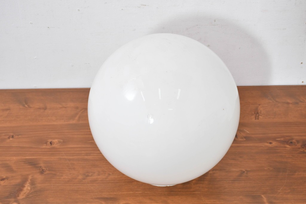 《引っ掛けシーリング式ペンダントライト加工費込み》　和製アンティーク　まるい光の球がぬくもりの空間を演出する天井照明　(R-084054)