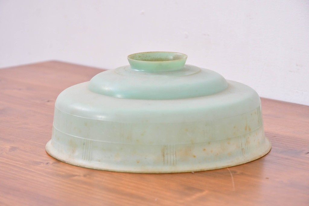 《引っ掛けシーリング式ペンダントライト加工費込み》　和製アンティーク　ベークライトならではの温かみのある質感を持つ天井照明　(R-084057)