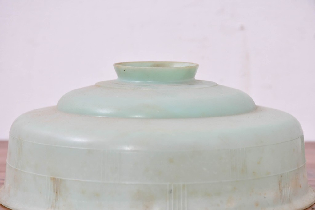 《引っ掛けシーリング式ペンダントライト加工費込み》　和製アンティーク　ベークライトならではの温かみのある質感を持つ天井照明　(R-084057)