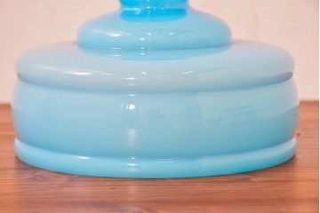 《引っ掛けシーリング式ペンダントライト加工費込み》　和製アンティーク　被せガラスが美しい天井照明　(R-084058)