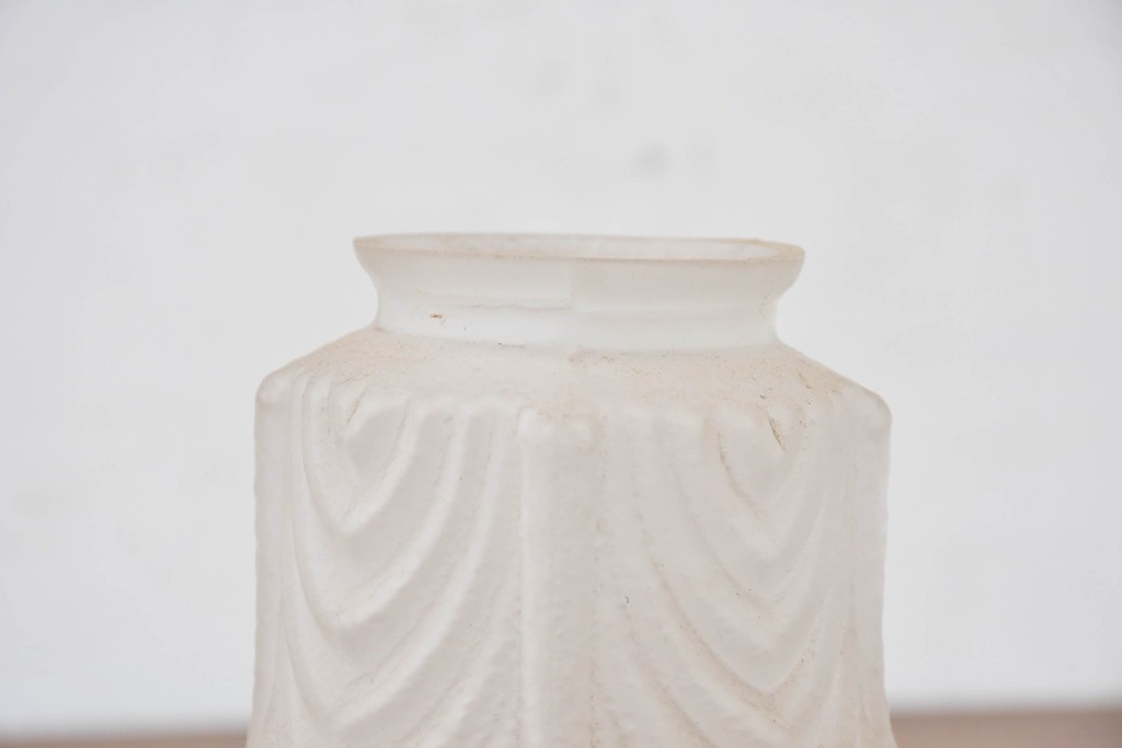 《引っ掛けシーリング式ペンダントライト加工費込み》　フランスヴィンテージ　波打つ縁取りが美しいペンダントライト　(R-084067)