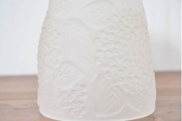 《引っ掛けシーリング式ペンダントライト加工費込み》　フランスヴィンテージ　紫陽花文様が愛らしいペンダントライト　(R-084068)