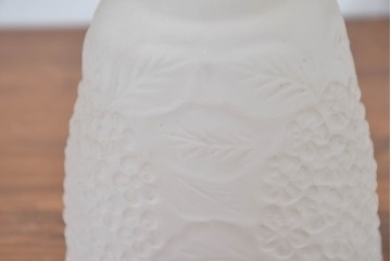 《引っ掛けシーリング式ペンダントライト加工費込み》　フランスヴィンテージ　紫陽花文様が愛らしいペンダントライト　(R-084068)