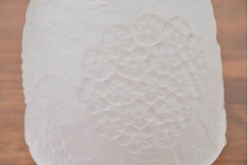 《引っ掛けシーリング式ペンダントライト加工費込み》　フランスヴィンテージ　紫陽花文様が愛らしいペンダントライト　(R-084068)