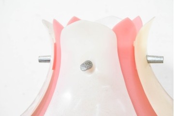 《引っ掛けシーリング式ペンダントライト加工費込み》　和製ヴィンテージ　三菱電機(Mitsubishi Electric)　ルミフワラー　レトロポップで可愛らしいフォルムのペンダントライト　(R-084072)