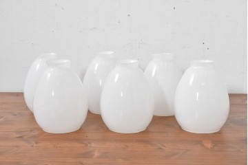 《引っ掛けシーリング式ペンダントライト加工費込み》　和製アンティーク　懐かしさとあたたかみを感じるペンダントライト6個セット　(R-084074)