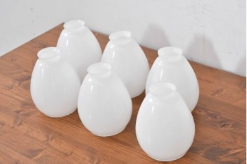 《引っ掛けシーリング式ペンダントライト加工費込み》　和製アンティーク　懐かしさとあたたかみを感じるペンダントライト6個セット　(R-084074)