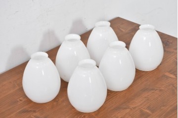 《引っ掛けシーリング式ペンダントライト加工費込み》　和製アンティーク　懐かしさとあたたかみを感じるペンダントライト6個セット　(R-084074)