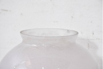 《引っ掛けシーリング式ペンダントライト加工費込み》　和製ヴィンテージ　球体型　丸いフォルムが可愛らしいペンダントライト　(R-084078)