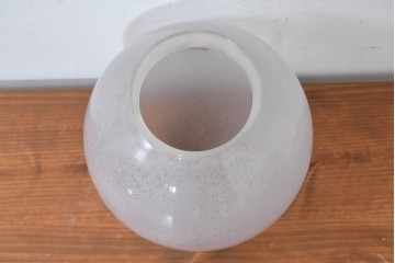 《引っ掛けシーリング式ペンダントライト加工費込み》　和製ヴィンテージ　球体型　丸いフォルムが可愛らしいペンダントライト　(R-084078)