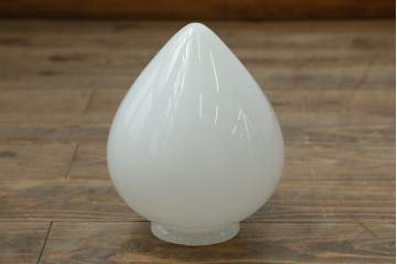 和製アンティーク　味わいある金属アームと雫形シェードのウォールライト　(R-084080)