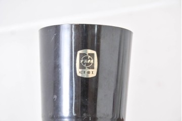 和製ヴィンテージ　金色の笠と格子状の意匠が映えるペンダントライト　(R-084083)