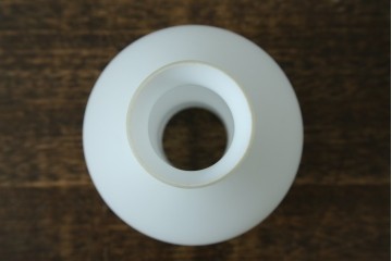 和製ヴィンテージ　木製ベースとふっくらとした丸みシェードが懐かしいレトロテーブルライト　(R-084088)