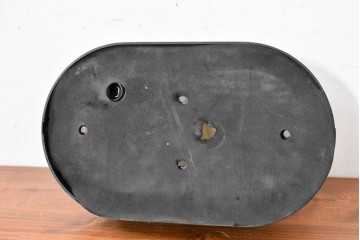 中古　希少な廃番品　ヤマギワ(yamagiwa)　BEGA(ベガ/ドイツ)　楕円ガラスに格子フレームデザインのウォールランプ　(R-084091)