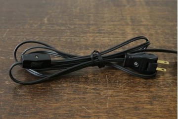 中古　スイス　アンティーク調　花形ガラスシェードのデスクライト　(R-084096)