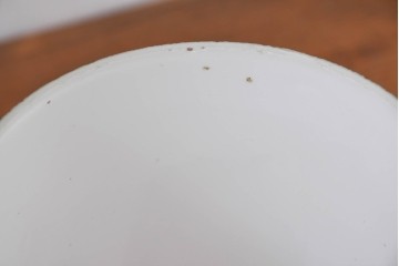 《引っ掛けシーリング式ペンダントライト加工費込み》　和製アンティーク　段付き筒形ガラス電笠のシンプルなペンダントライト　(R-084098)