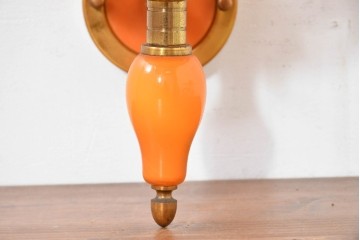 和製ヴィンテージ　被せガラスの温かな趣が漂うレトロデザインの壁掛け照明　(R-084108)