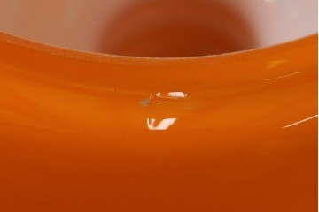 和製ヴィンテージ　レトロな被せガラスの壁掛け照明　(R-084114)